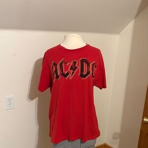 AC/DC Red Graphic Tee